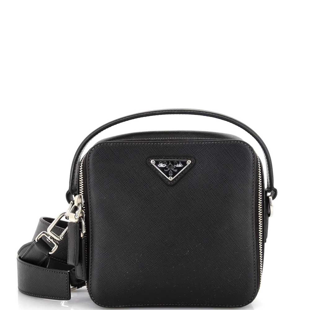 PRADA Brique Crossbody Bag Saffiano Leather Mini - image 1