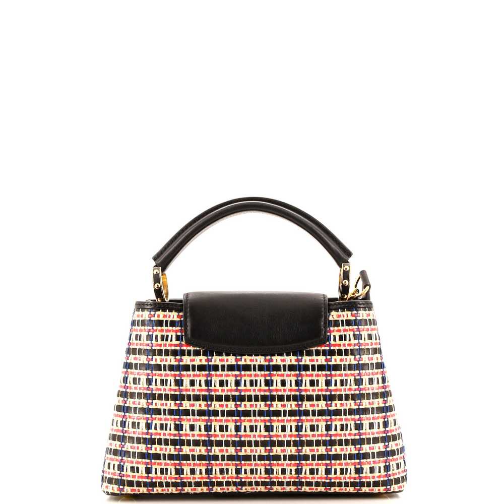 Louis Vuitton Capucines Bag Woven Raffia and Leat… - image 3