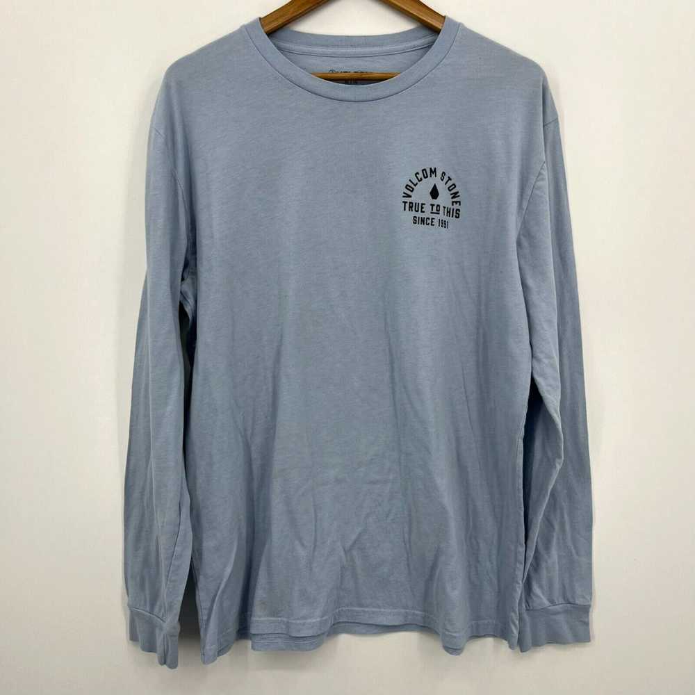 Volcom Volcom Long Sleeve T-Shirt Men's XL Blue L… - image 1