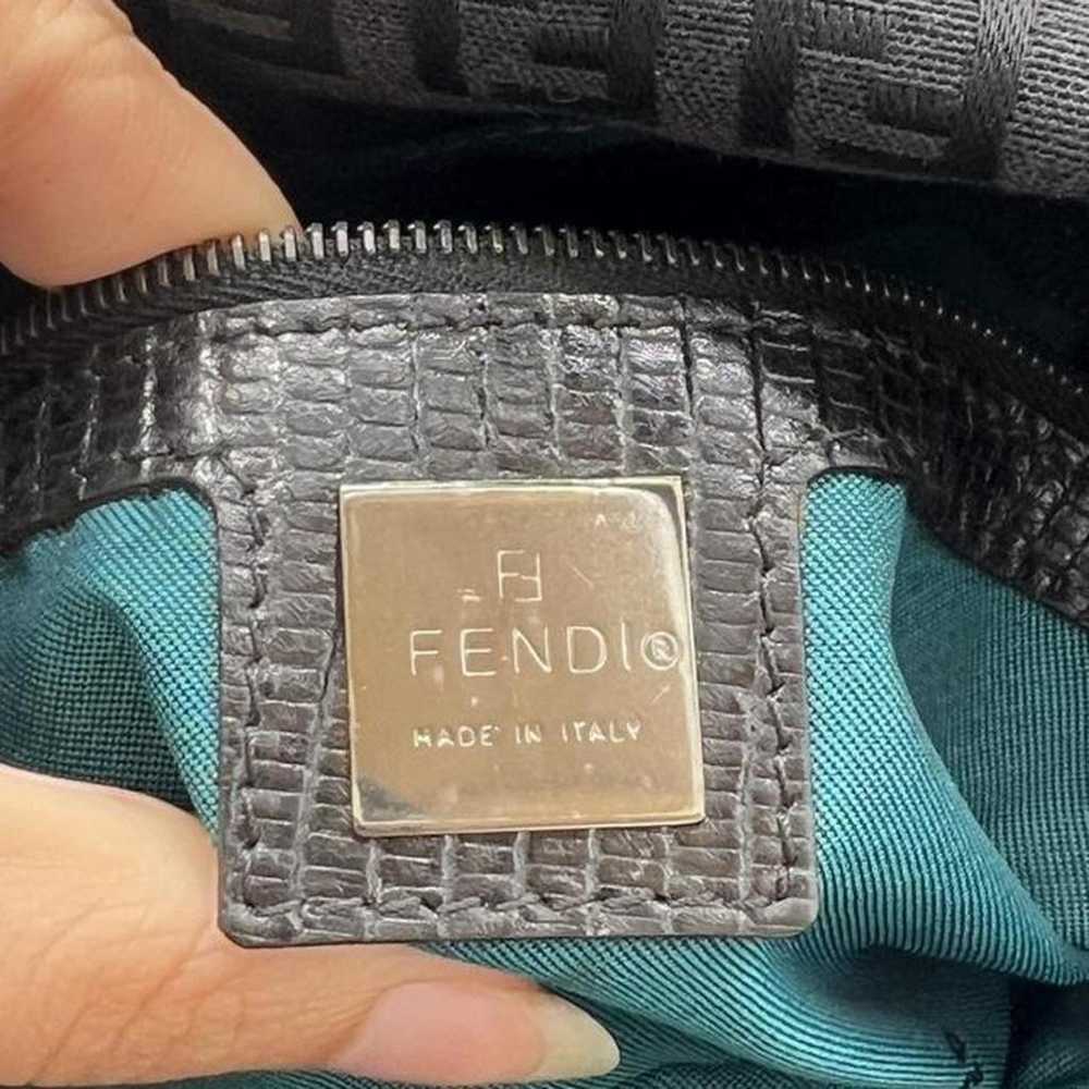 Fendi Baguette cloth handbag - image 2