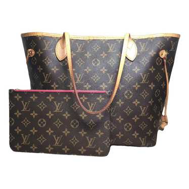 Louis Vuitton Neverfull leather tote