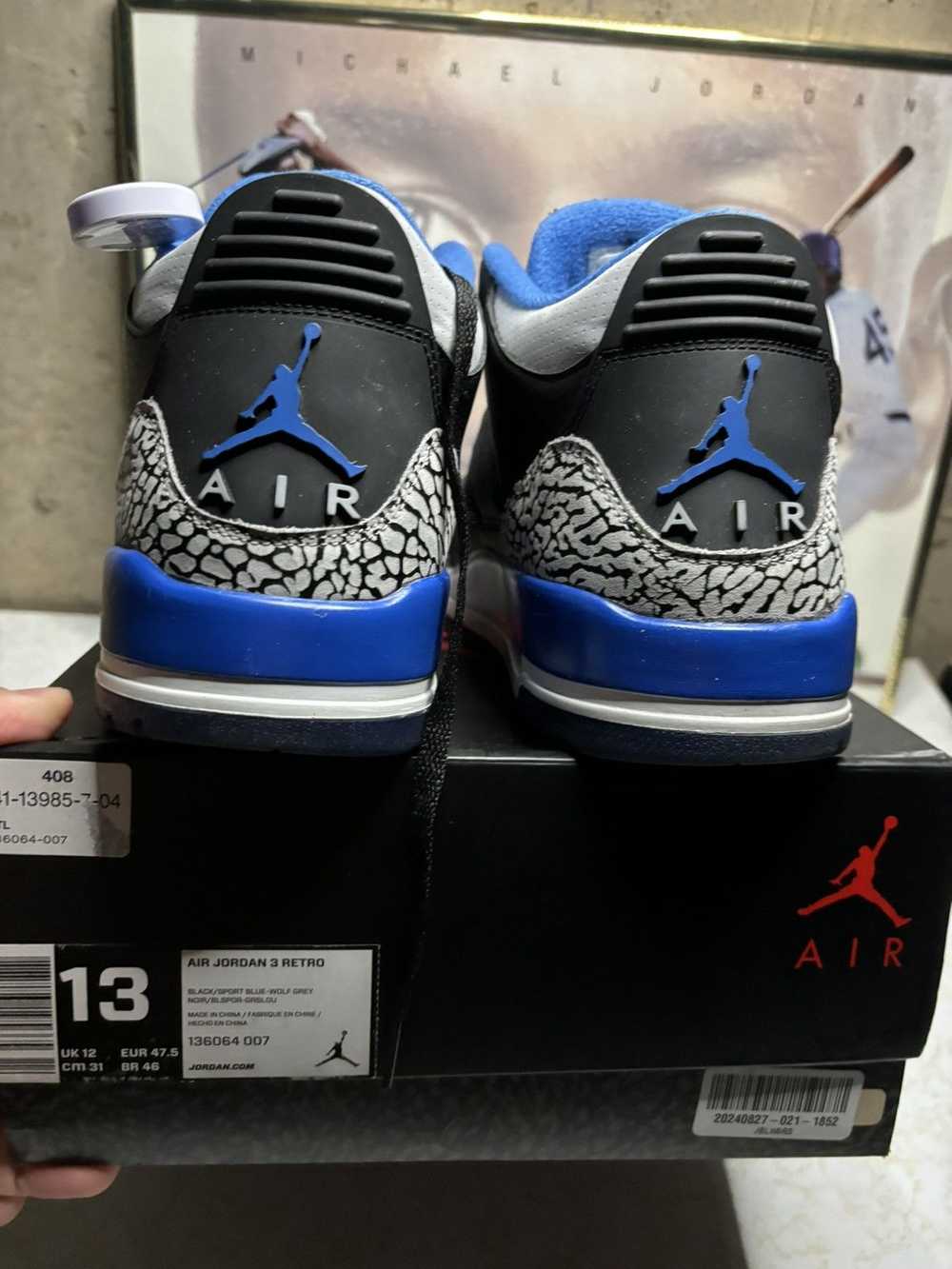 Jordan Brand Jordan Retro 3 ‘sport blue’ - image 7