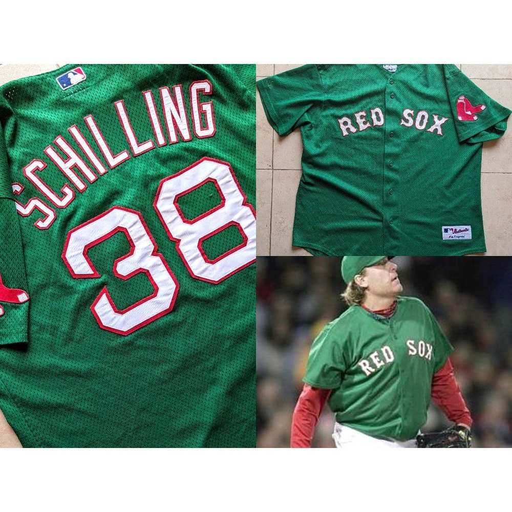 Majestic St Pats SCHILLING Boston Red Sox 2007 je… - image 1