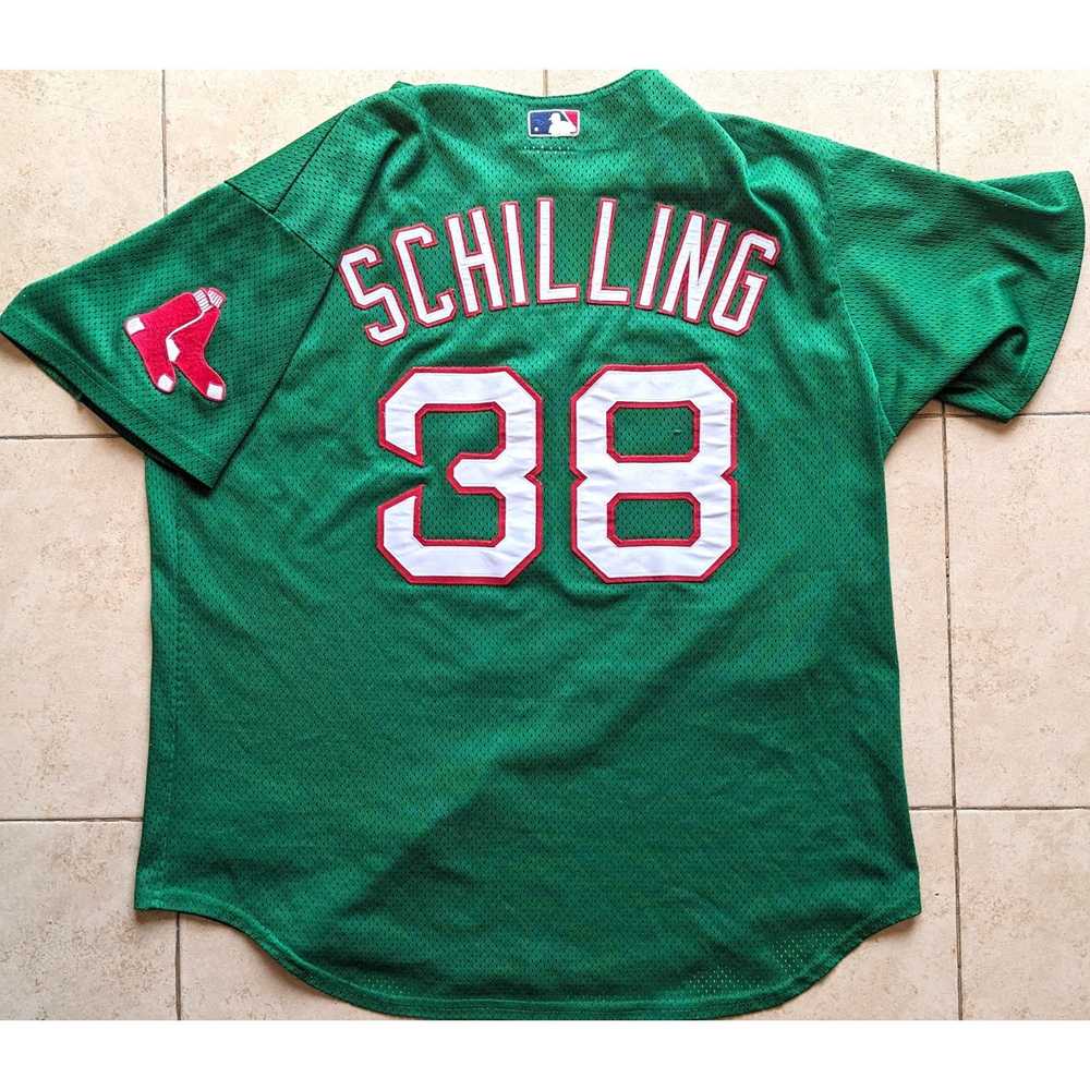 Majestic St Pats SCHILLING Boston Red Sox 2007 je… - image 2