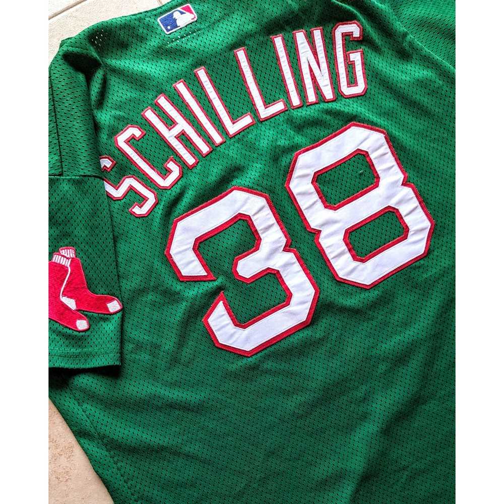 Majestic St Pats SCHILLING Boston Red Sox 2007 je… - image 7