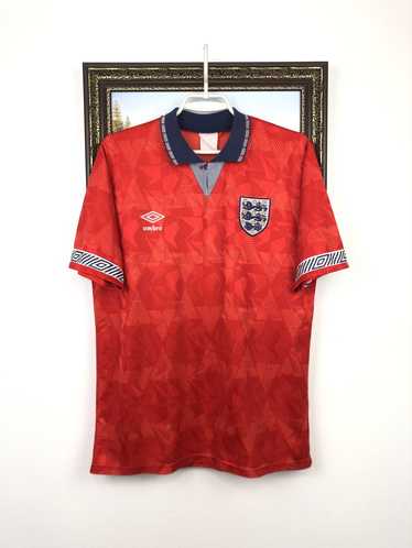 Soccer Jersey × Sportswear × Vintage England foot… - image 1