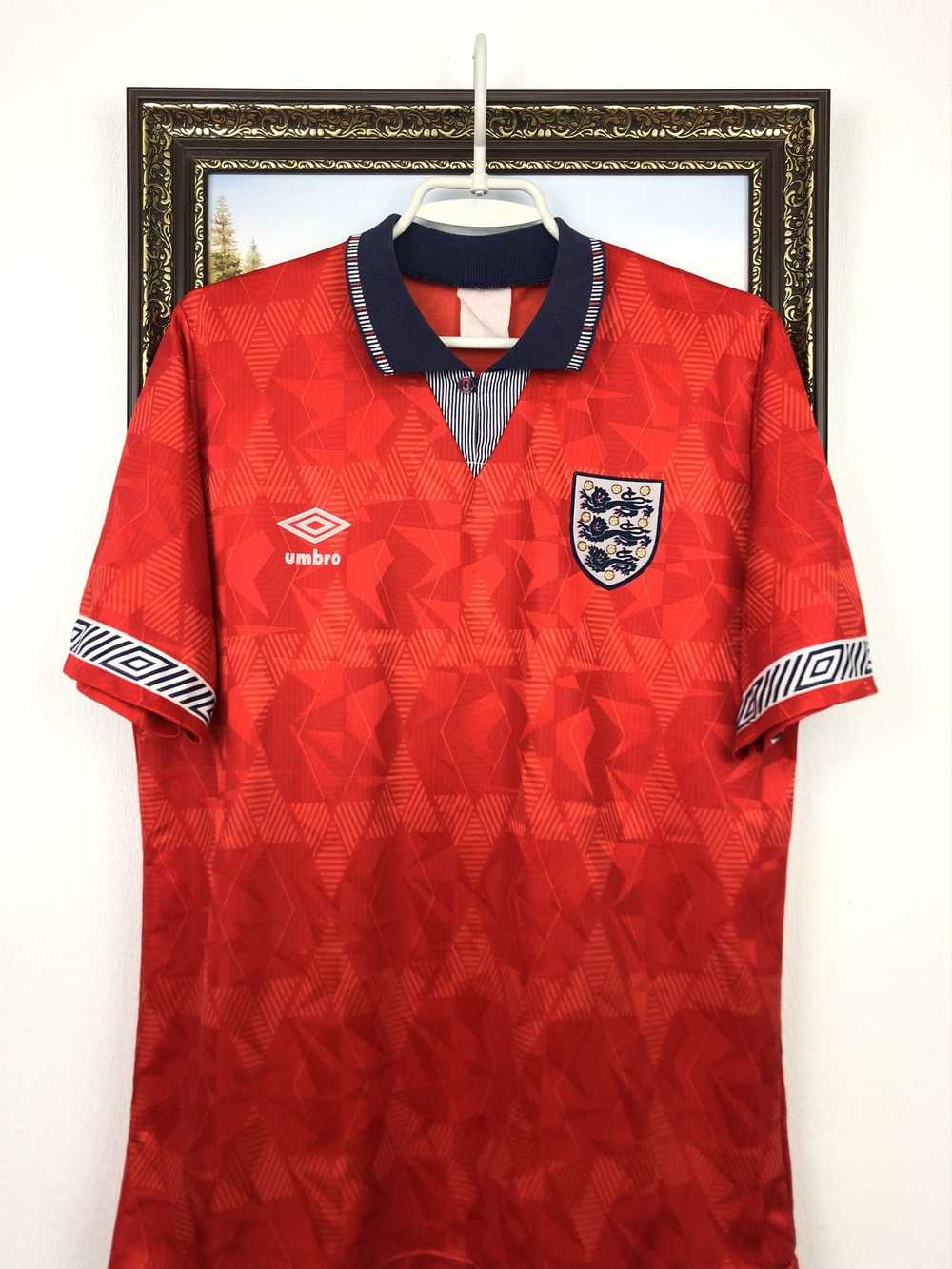 Soccer Jersey × Sportswear × Vintage England foot… - image 2