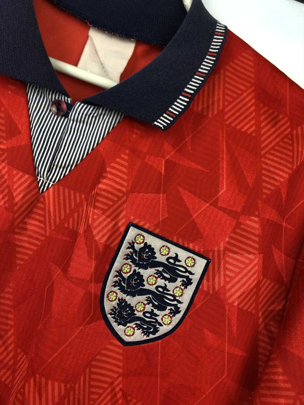 Soccer Jersey × Sportswear × Vintage England foot… - image 3