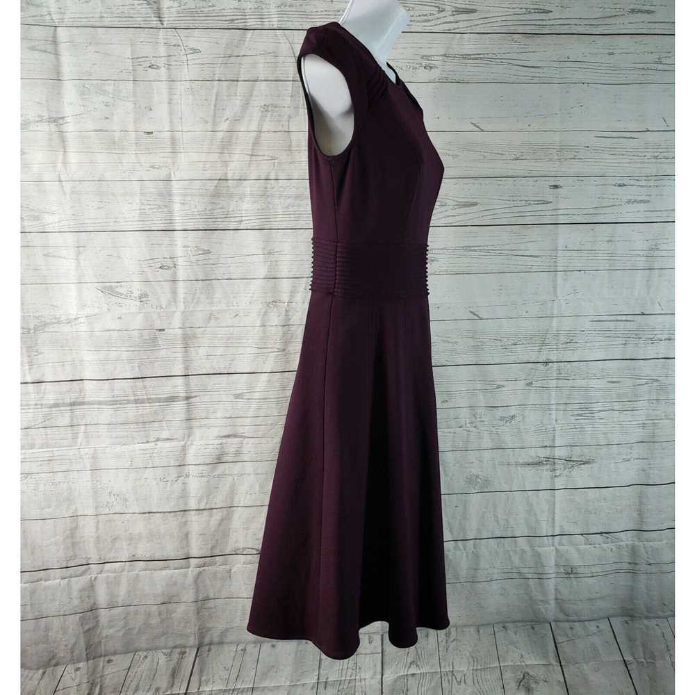 Vintage Eliza J Womens Ponte Knit Dress Sz 2 Purp… - image 3