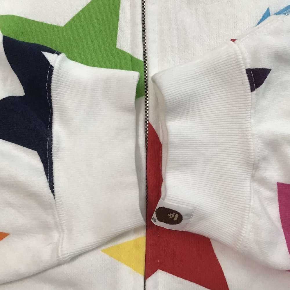 Bape × Nigo 2006 BAPE STA full zip hoodie multi c… - image 5