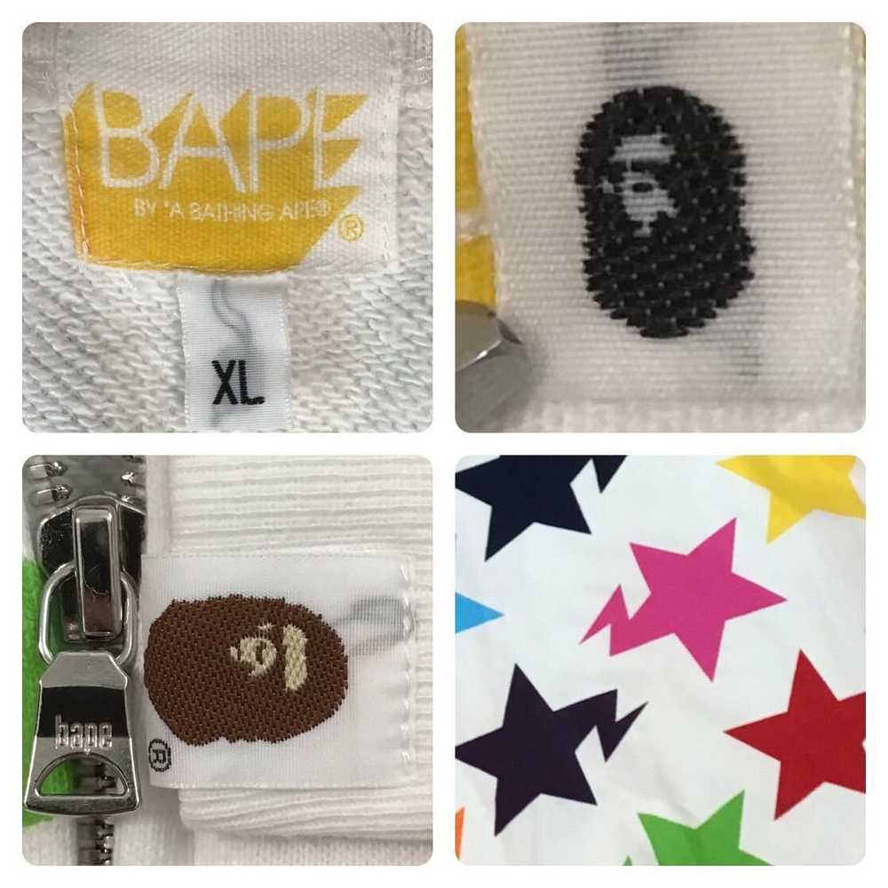 Bape × Nigo 2006 BAPE STA full zip hoodie multi c… - image 7