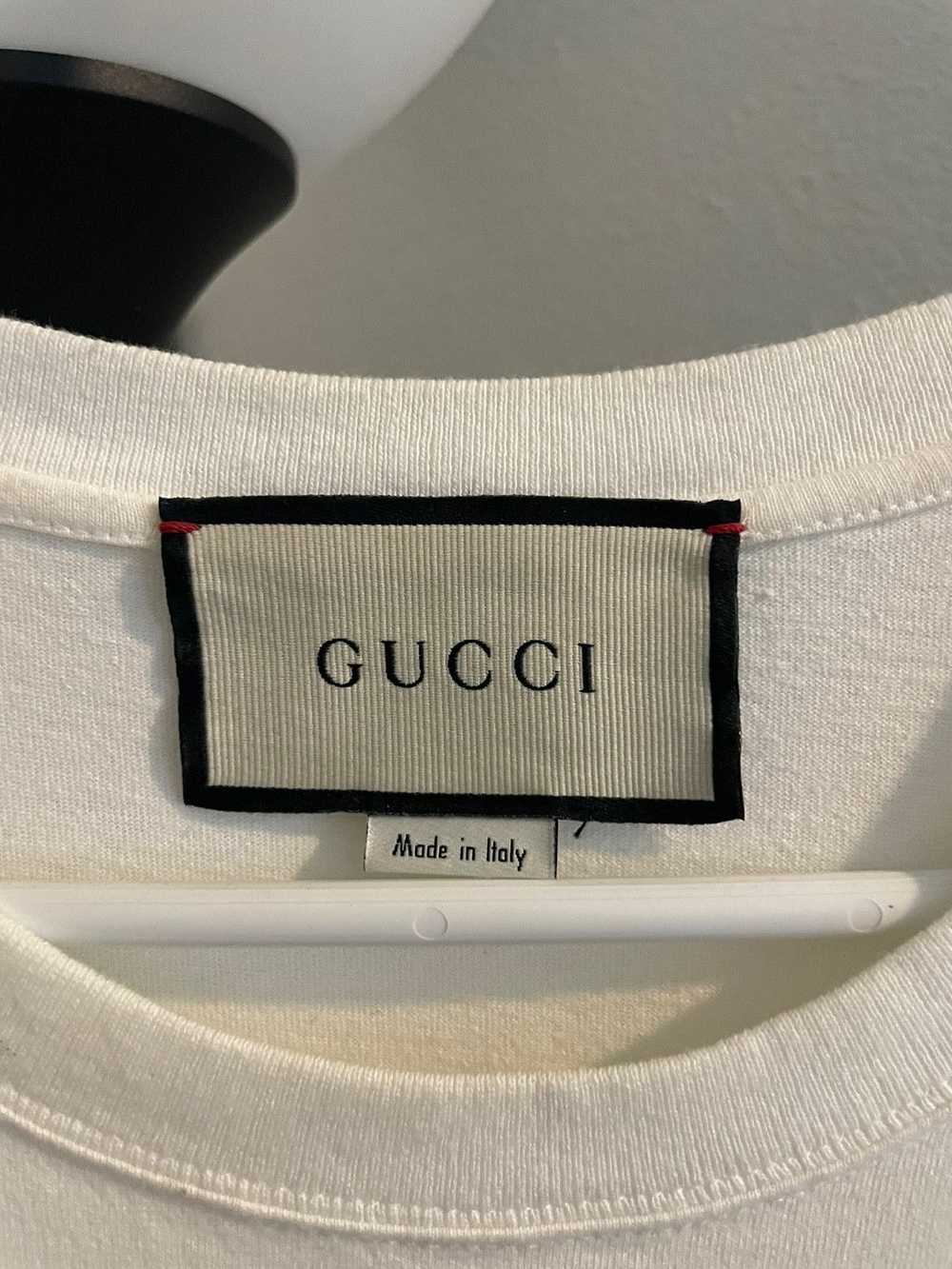 Gucci Oversize T-shirt with deer patch - image 2