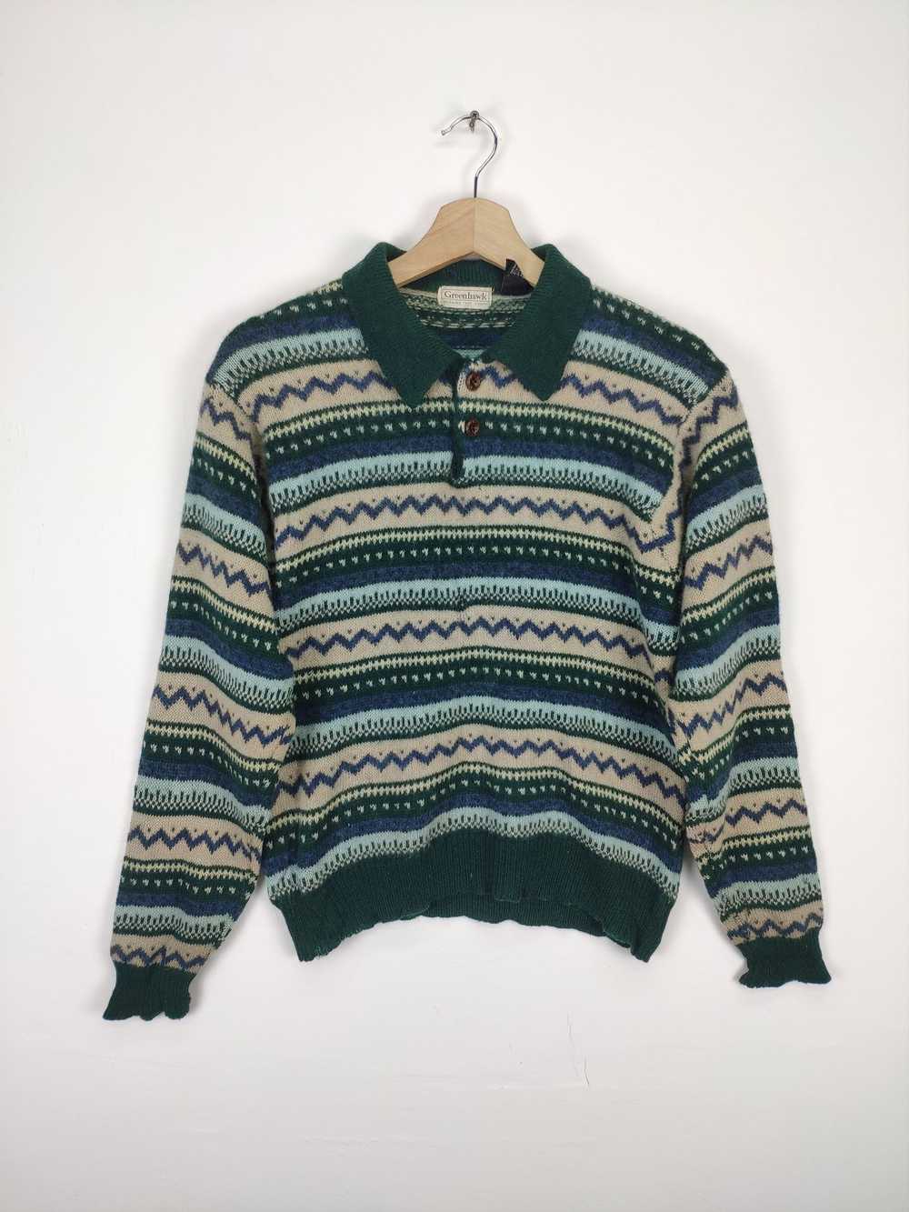 Aran Isles Knitwear × Japanese Brand × Vintage Vi… - image 1