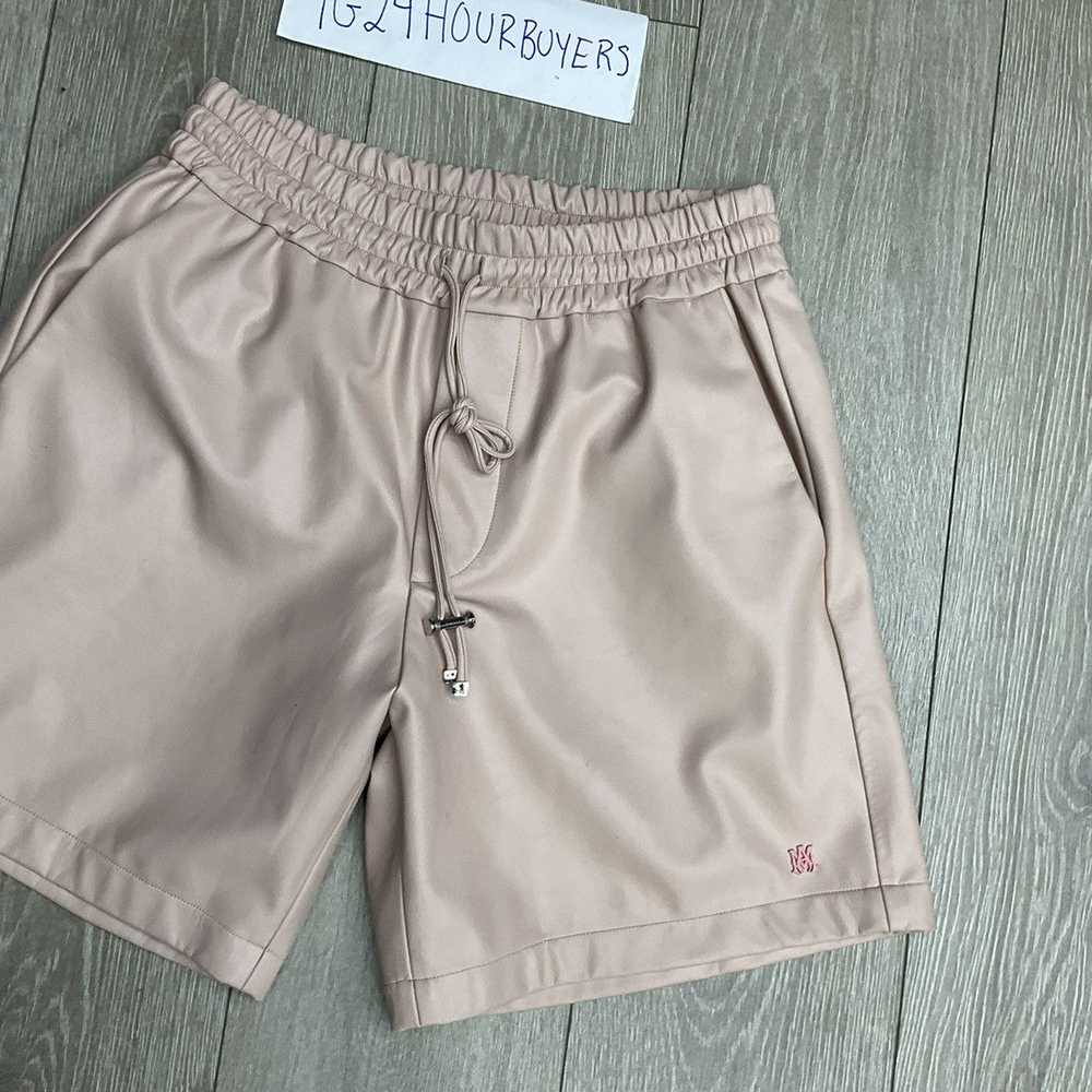 Amiri Amiri leather, summer shorts, size M - image 3