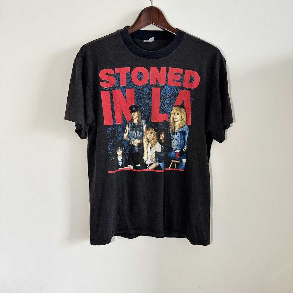 Band Tees × Vintage 1989 Guns n Roses Stoned in L… - image 1