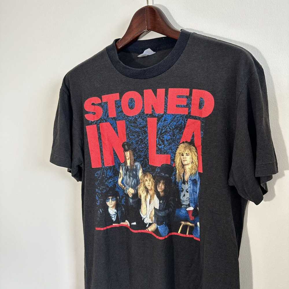 Band Tees × Vintage 1989 Guns n Roses Stoned in L… - image 2