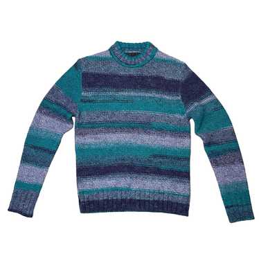 Other 8 by Yoox Melange Marled Knit Sweater Blue … - image 1