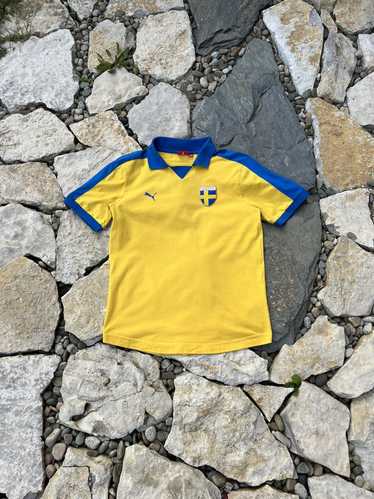 Puma × Soccer Jersey × Vintage Vintage Puma Sweden