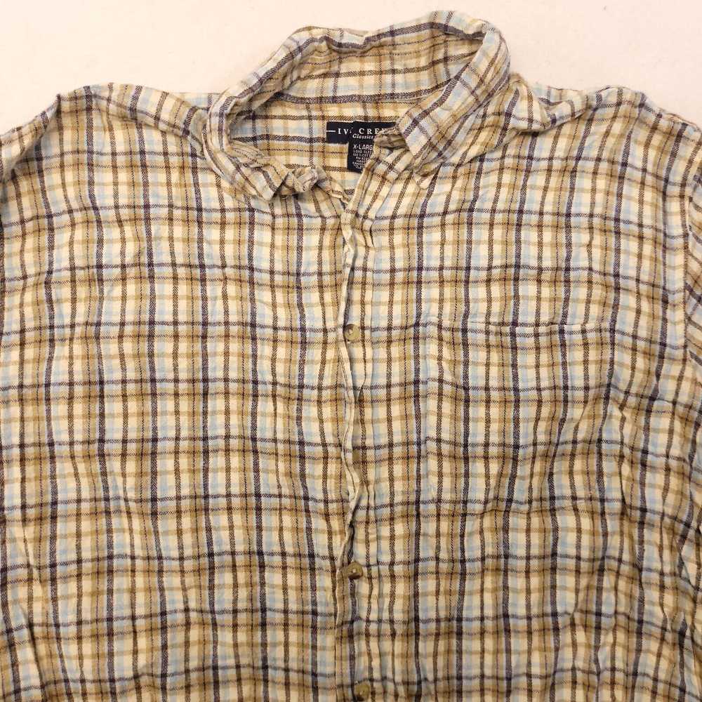 Ivy Crew Ivy Crew Tartan Flannel Shirt Mens Size … - image 1