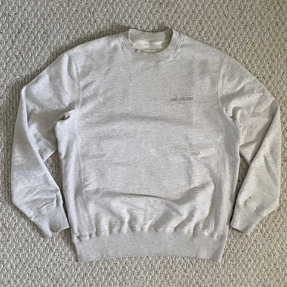 Aime Leon Dore Gray ALD Sweatshirt - image 3