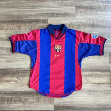 Barcelona 94年モデル 日本製 kappa ロマーリオ グラウディオラ ユニフォームショップ O.K.A. FC Barcelona バルセロナ 1997