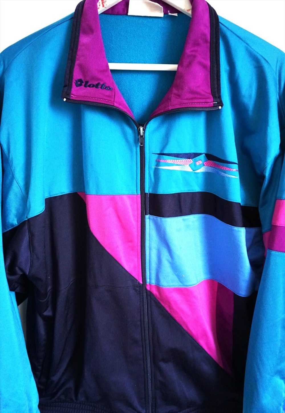 Vintage Lotto Sweatshirt Windbreaker Tracksuit Sp… - image 3