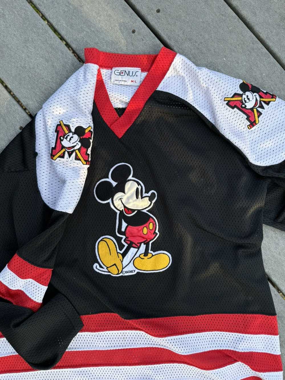 Vintage Vintage Mickey Mouse hockey jersey - image 1