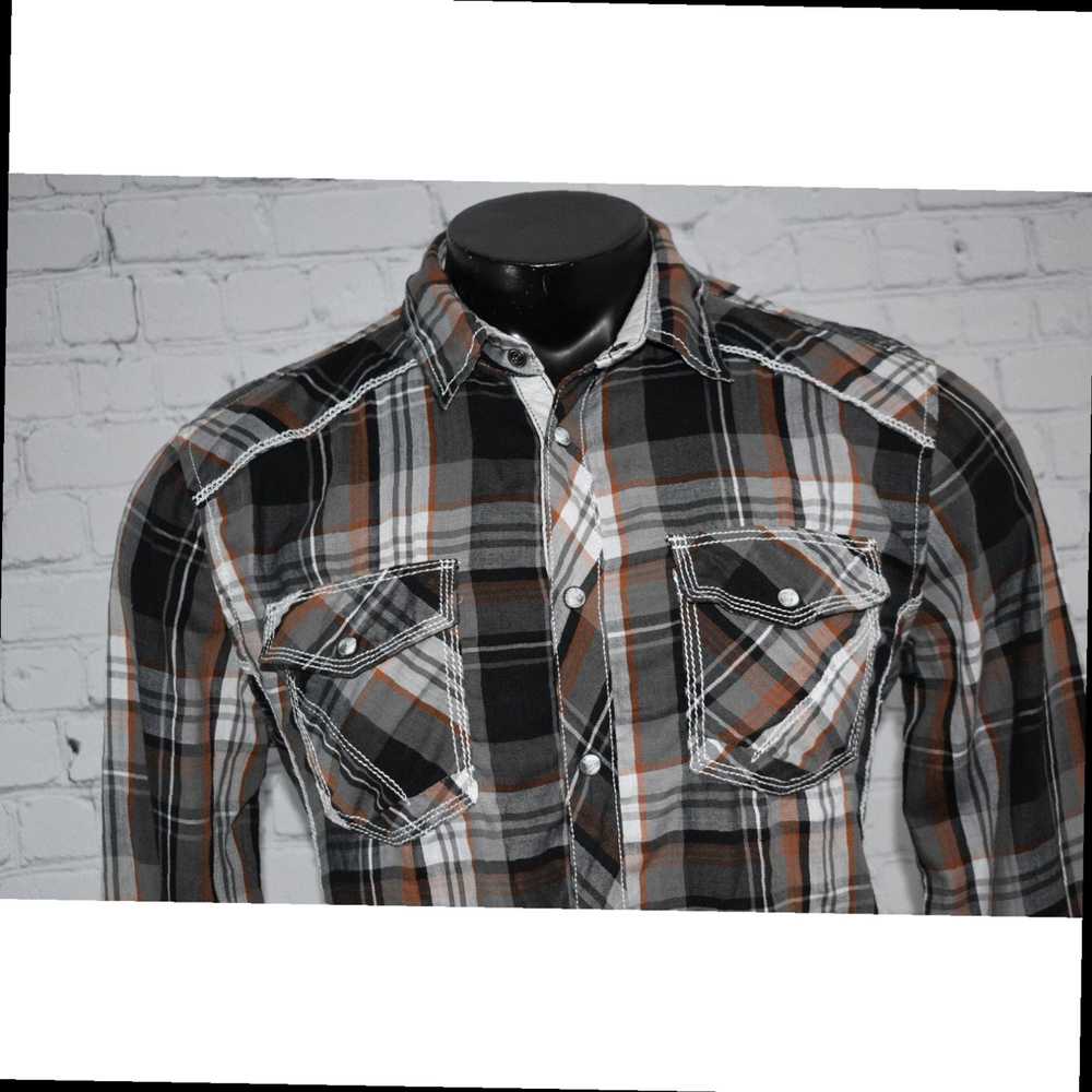 Buckle Authentic Western Style Mens Black Shirt w… - image 4