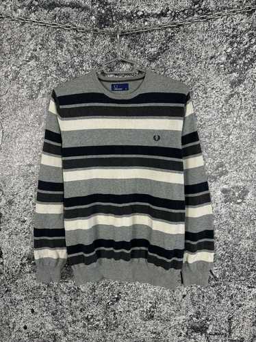 Fred Perry × Streetwear Fred Perry Striped Pullov… - image 1