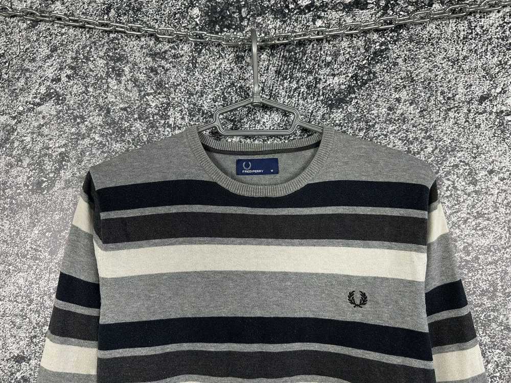 Fred Perry × Streetwear Fred Perry Striped Pullov… - image 2