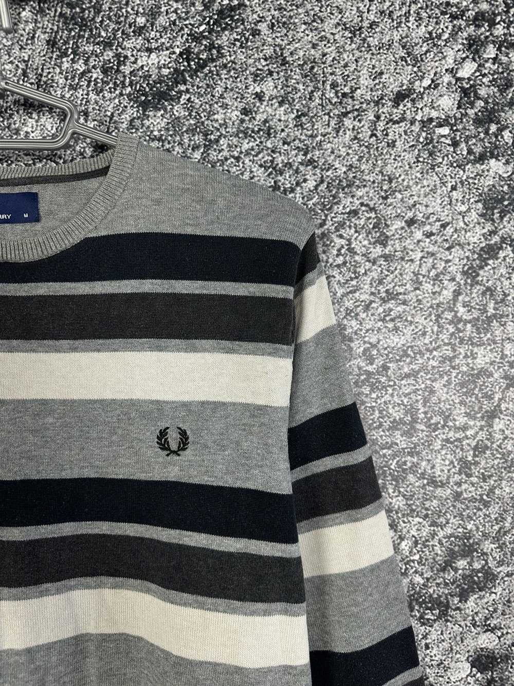 Fred Perry × Streetwear Fred Perry Striped Pullov… - image 4