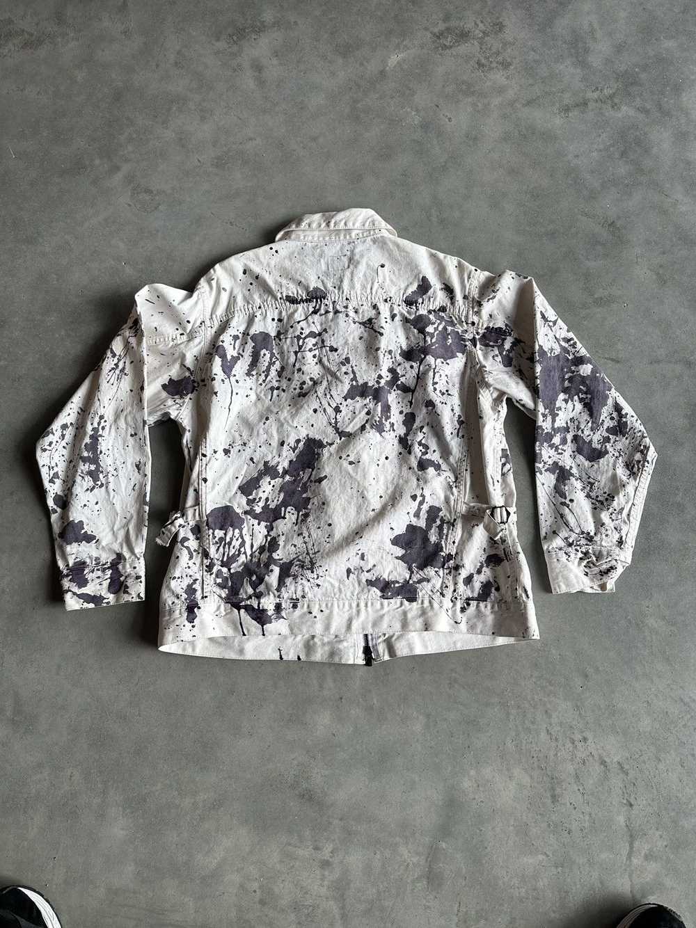 Needles Needles Paint Splatter Jacket White Purple - image 5