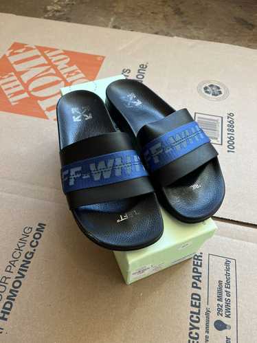 Off-White Off-White slides black/blue