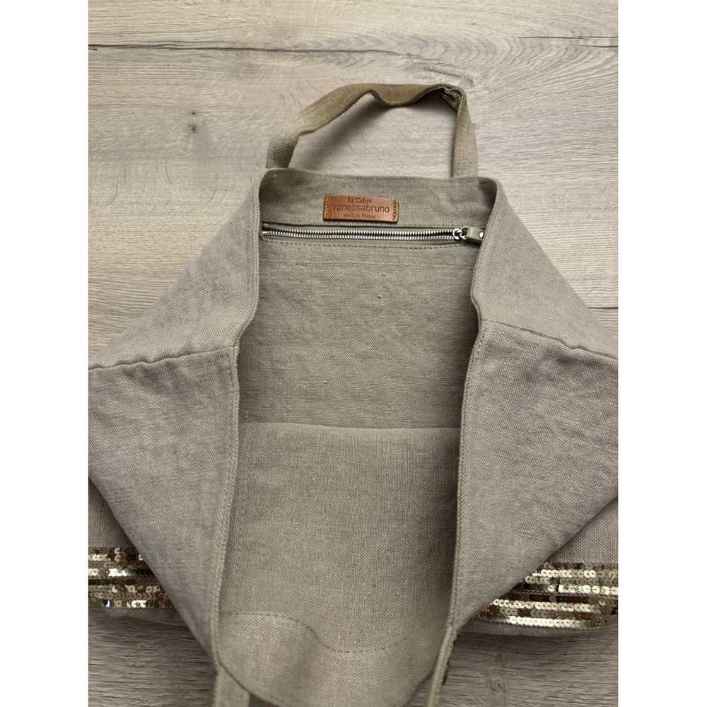 Vanessa Bruno Cabas linen tote - image 3