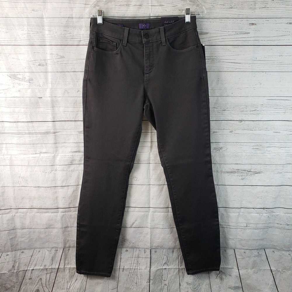 NYDJ NYDJ Womens Alina Jegging Sz 4 Gray Mid Rise - image 1