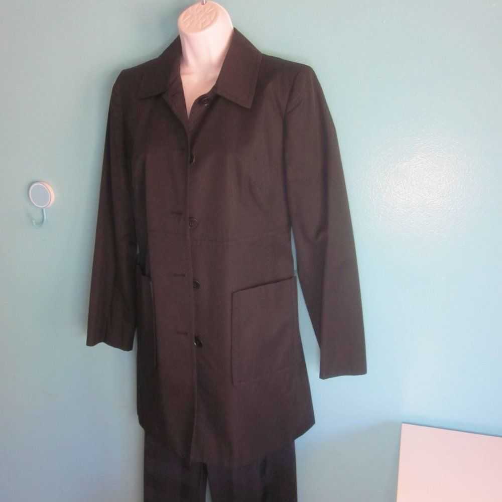 Loft Loft Black Trench / Rain Jacket Size XS - image 1