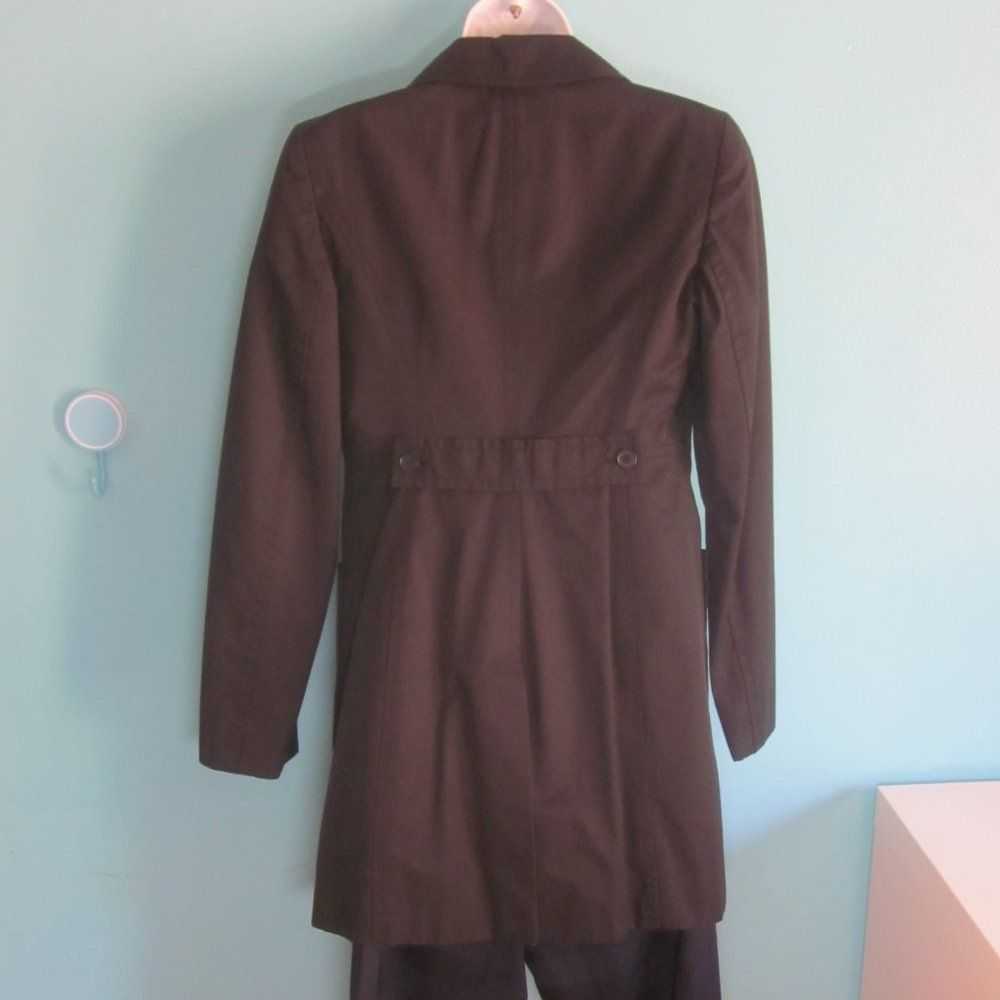 Loft Loft Black Trench / Rain Jacket Size XS - image 7