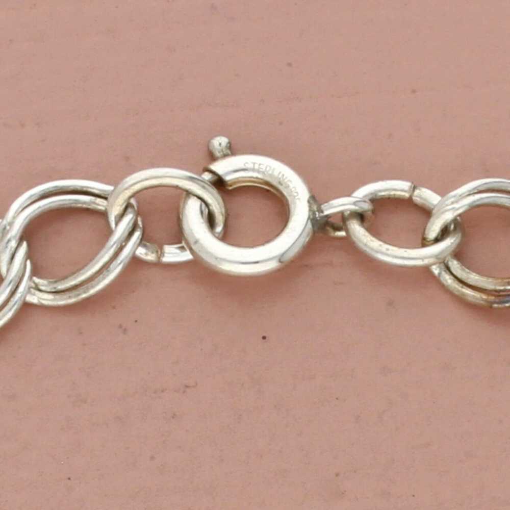 Sterling Silver sterling silver double curb link … - image 3