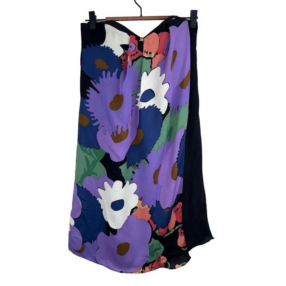 Tibi Women's Size 4 Floral Strapless Mini Dress M… - image 1