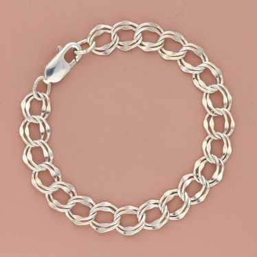 Sterling Silver sterling silver 10mm double curb c