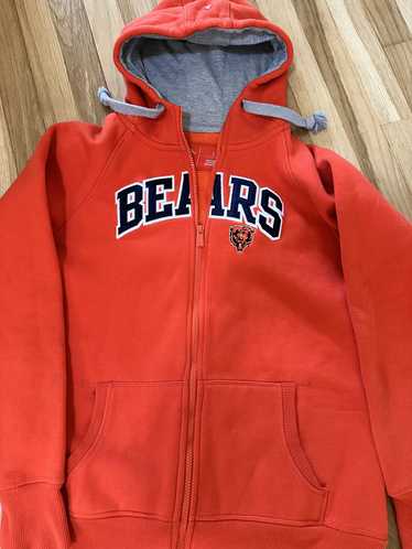 Antigua Orange Bears Zip Up Sweatshirt