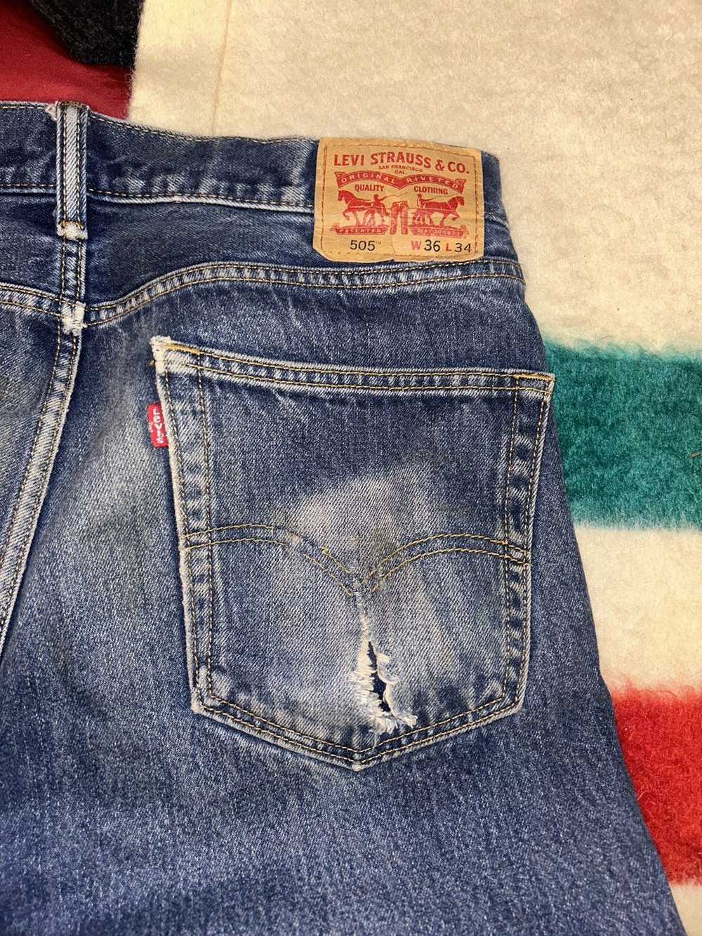 Levi's levis blue jeans - image 1