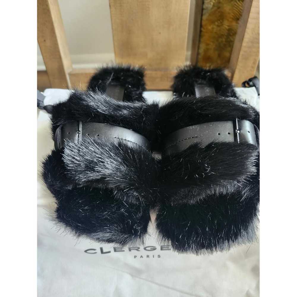 Robert Clergerie Faux fur sandal - image 2