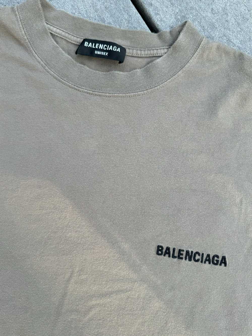 Balenciaga Balenciaga embroidered logo tee - image 2