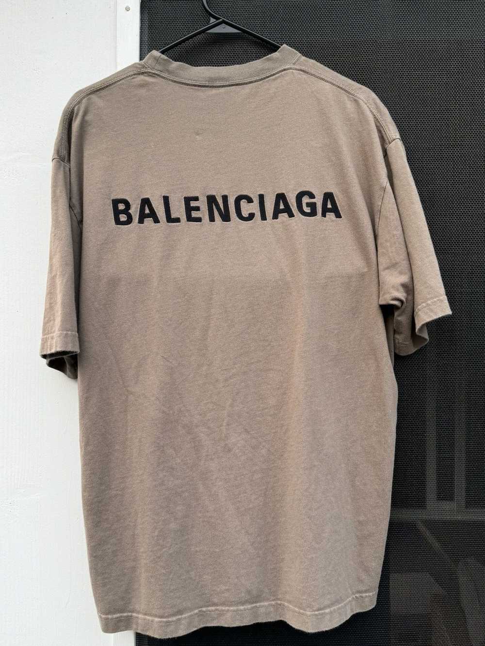 Balenciaga Balenciaga embroidered logo tee - image 5