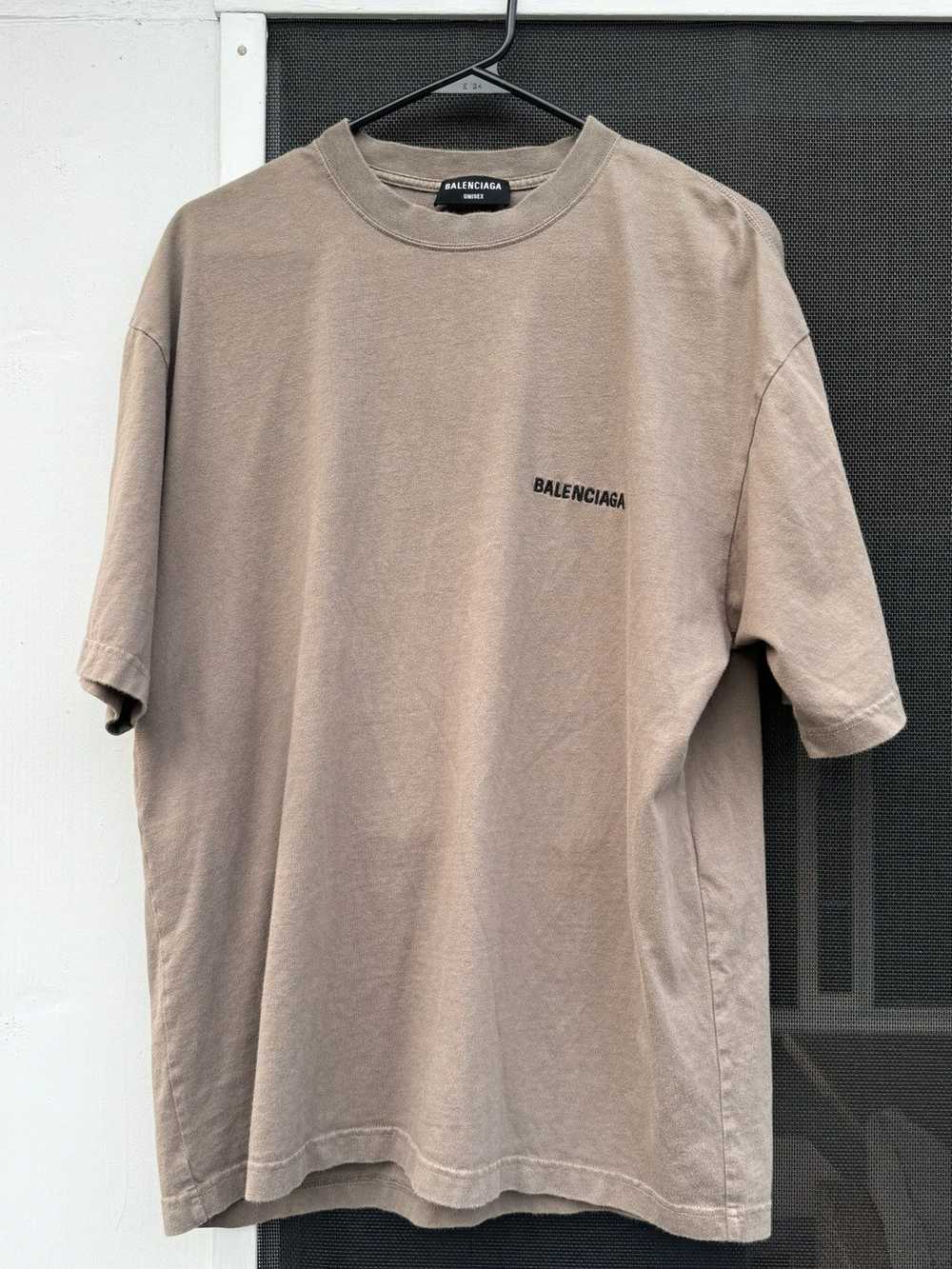 Balenciaga Balenciaga embroidered logo tee - image 6