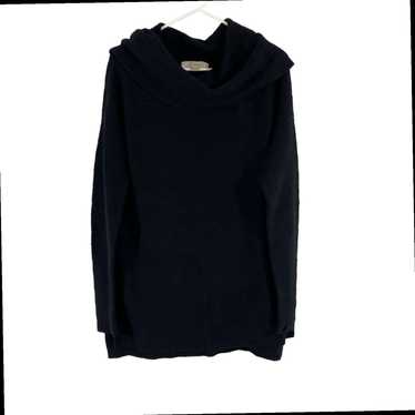 Loft Cozy Black Knitted Long Sleeve Tunic Sweater… - image 1