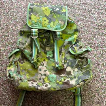 Gap Canvas Military Safari Travel Heavy Duty Backpack Large