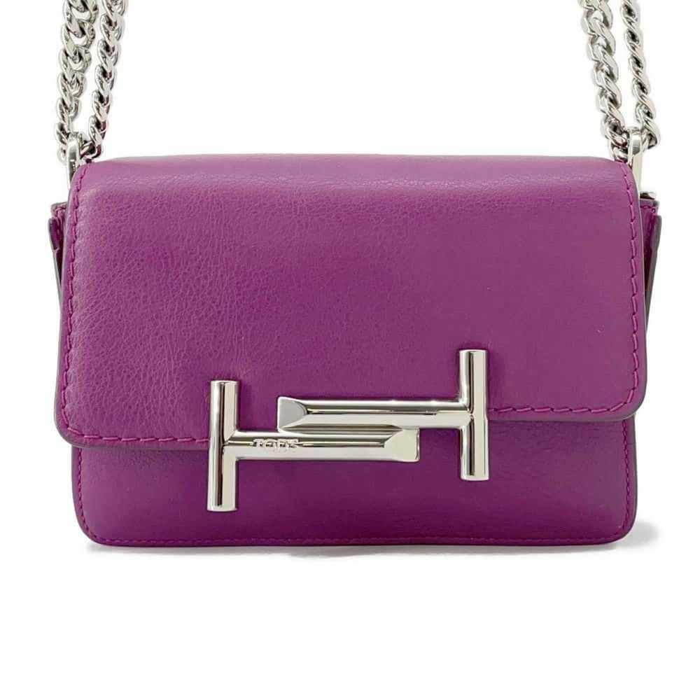 Tod's Tod's Chain Shoulder Bag Double T TOD'S Pur… - image 1