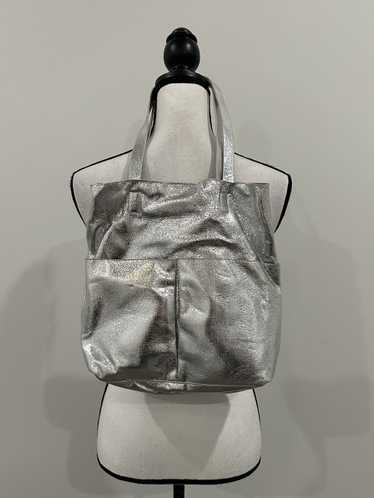 Mossimo Mossimo Silver Metallic Tote